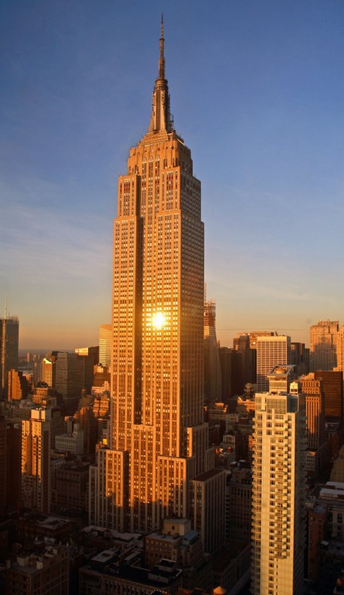 The Empire State Building Retrofitted 6,514 Windows and is 100% Powered by Wind.